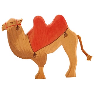 OSTHEIMER 41911 Kamel (Sattel) aus Holz Höhe 13cm Weihnachten Krippenfiguren