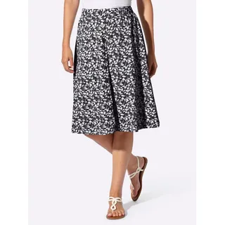 Witt Weiden A-Linien-Rock Damen Floral Schwarz 40