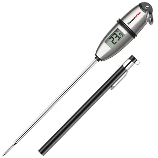 ThermoPro TP02S Digitales Fleischthermometer Bratenthermometer Thermometer Kochen Küchenthermometer Grillthermometer mit langer Sonde, für Braten, Kochen, Grillen/BBQ, Backen, Baby-Ernährung