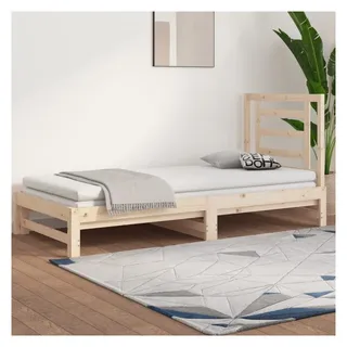 vidaXL Tagesbett 90 x 200 cm Braun