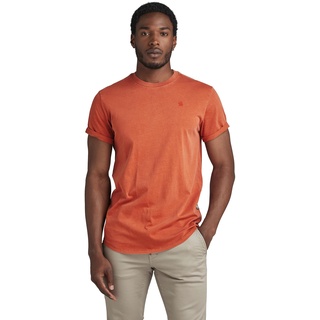 G-STAR RAW Herren Overdyed Lash T-Shirt T-Shirts, Orange (rooibos tea gd D16396-2653-G104), M