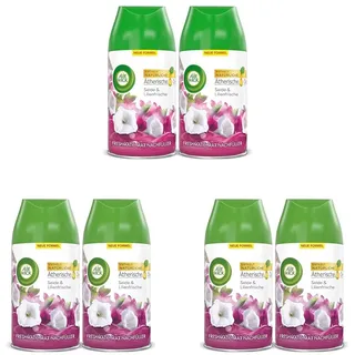 Air Wick Freshmatic Max Raumspray DUO – Nachfüller für den Air Wick Freshmatic Max – Duft: Seide und Lilienfrische – 2 x 250 ml Nachfüller (Packung mit 3)