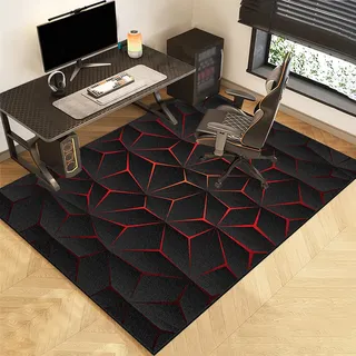 Bodenschutzmatte Bürostuhl Unterlage 180 x 230 cmSchutzmatte Bürostuhl Gaming Stuhl Unterlage Büroteppich Schreibtisch Unterlage Gaming Teppich Unterlage-Kratzfest Bodenmatte für Büro zu Hause