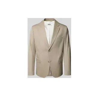 Sakko mit Reverskragen Modell 'Yames', Beige, 48