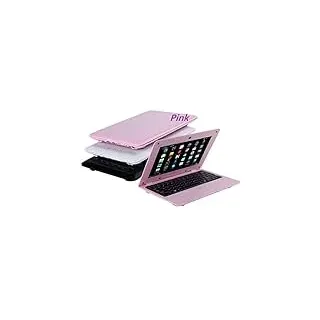 Bigmachine Laptop 10 Zoll Android 6.0 Quad Core Mini Computer Netbook, Rosa | 8 GB, WIFI, Webcam, Ultra Slim