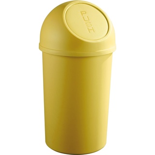 helit H2401218 - Push-Abfallbehälter „the flip“ 25L, gelb