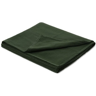 Bettüberwurf - Grün - 100% Baumwolle - Grün