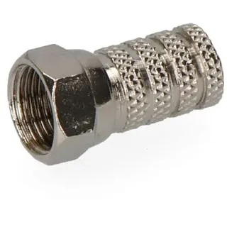 Hochwertiger "F"-Stecker für Satellitenschüssel aus Metall. Ideal für die Installation, sorgt für eine sichere und langlebige Verbindung. Wird in sicherer Verpackung zum Schutz geliefert.