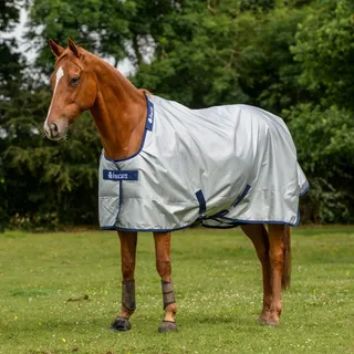 Bucas PowerTurnout Pferdedecke Light 0g 125 Silber