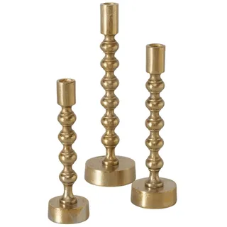 Boltze Kerzenleuchter Klisko, 22-31 cm, Gold