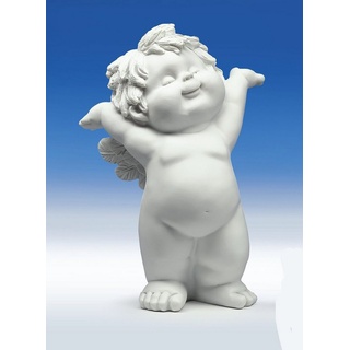 Small-Preis Engelfigur Engel Igor stehend oder sitzend 18 - 24 cm groß 82230 weiß