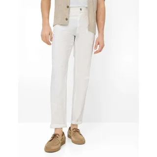 Brax Herren Five-Pocket-Hose Style CADIZ WHITE, weiß, Gr. 31/32
