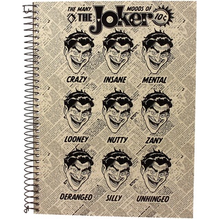 SD toys Notizbuch A5 Joker DC Comics, Erwachsene Unisex, Mehrfarbig, 15 x 21