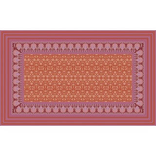 Bassetti MIRA Tischdecke aus 100% Baumwolle, Panama-Gewebe in der Farbe Rot R1, Maße: 150x250 cm - 9326080