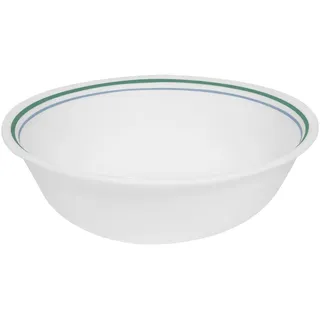 CORELLE Müslischale Country Cottage, Vitrelle-Glas, 3-lagig gehärtet | weiß, für Müsli und Suppe, backofenfest bis 175°C, mikrowellengeeignet, gefrierfest, spülmaschinenfest