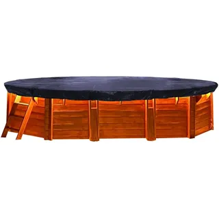 Quick Star Solarplane Oval schwarz 4,4 m x 7,0 m