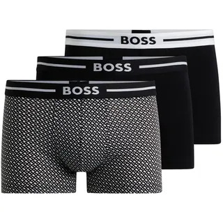 BOSS Herren 3er-Pack Shorts aus Stretch-Baumwolle, Normale Passform Badehose - XXL