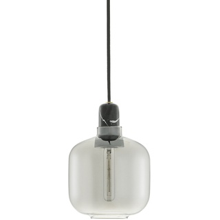 Normann Copenhagen Amp Lampe klein rauchschwarz Höhe 17 cm Pendelleuchte