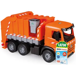 Lena LENA® Giga Trucks, Müllwagen Arocs mit Aufklebern, L/B/H 71x29x37 cm
