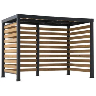 Sunjoy Pavillon 1,91 x 3,13 m Schwarz/Braun