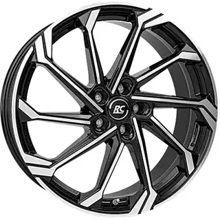 RC Design RC36 7,5 x 18 5 x 112 ET48,4 MB66,6 Schwarz Glanzpoliert
