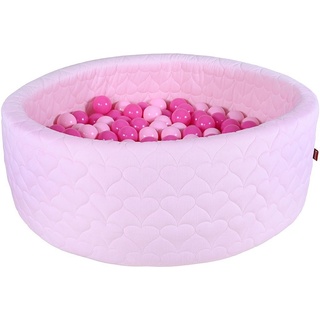 Knorrtoys® Bällebad Soft, Heart Rose, mit 300 Bällen soft pink; Made in Europe rosa