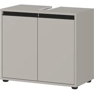 Tchibo Waschbeckenunterschrank Lemont 63 x 55 x 34 cm Grau