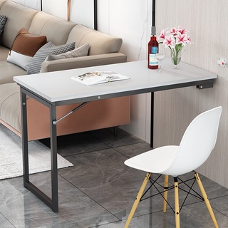 Klapptisch wandklapptisch küchentisch Space-Saving Folding Table for Wall Mounting, Wall Mounted Table, Einfach zu Falten und kann als Esstisch, Schreibtisch verwendet Werden (Color : White, Size :