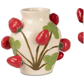 formano Dekovase Erdbeeren, Höhe: 22cm, Farbe: Mehrfarbig, Motiv: Erdbeeren