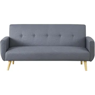 Concept-usine - Skandinavisches Schlafsofa Mit 3 Plätzen In Grau Malmo