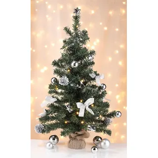 20 LED Weihnachtsbaum Christbaum Tannenbaum Baum geschmückt 75 cm
