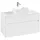 Waschbeckenunterschrank 100 x 55 cm Glossy White