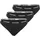 Gr S 34/36 schwarz schwarz schwarz 95 Baumwolle 5 Elasthan unifarben eng Unterhosen Tanga vorteilhaftem 3er Pack