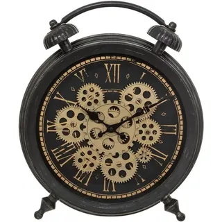Tischuhr für Kommode, sichtbares Uhrwerk, Vintage, ø 35,6 cm