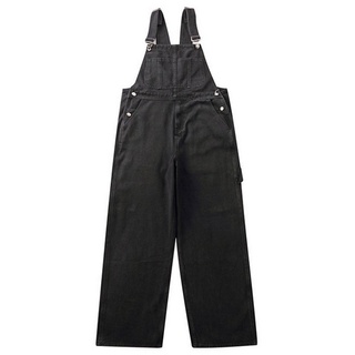 Opspring Latzhose Lässige Stretch Denim Latzhose für Damen, Jeans Overalls mit Taschen schwarz 38Mware