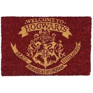 PYRAMID Fußmatte Harry Potter Welcome to Hogwarts Logo Fußmatte