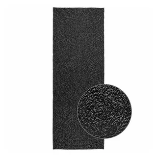 vidaXL Teppich ZIZUR Anthrazit 80x200 cm Jute-Optik Indoor und Outdoor
