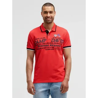 Camp David Poloshirt orange XL