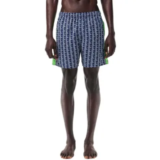 Lacoste Herren-Badehose mit Monogramm, mittellang - L