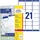 Avery Zweckform Adressetiketten L7160-40 Weiß 63 5 38 1 mm 40 Blatt 840 St