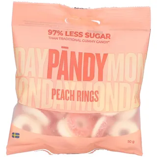 Pandy Pändy – Peach Ringse 50 g Bonbons