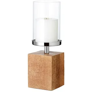 Edzard Windlicht Meo Edelstahl Silber