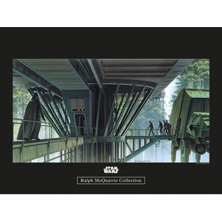 Komar Wandbild Star Wars Dock 40 x 30 cm