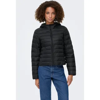Only ONLTAHIA LW QUILTED HOOD JKT Schwarz S