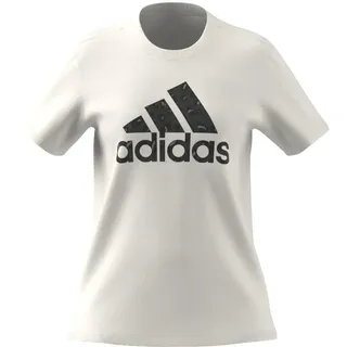 adidas Damen T-Shirt, weiß/schwarz,S