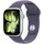 GPS 42mm Silver Aluminium Sport Band purple fog M/L