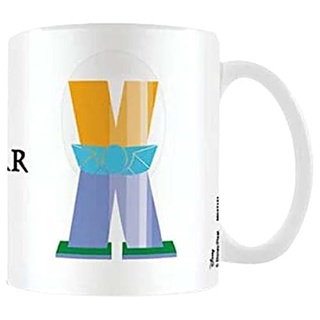 Disney Alphabet Personalisierte Tasse (X für XR Space Ranger Design) 325 ml Keramik-Kaffeetasse in Präsentations-Disney-Geschenkbox – Offizielles Merchandise-Produkt