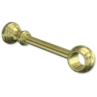Interdeco Vorhangstange Classic 1-läufig Ø 28 mm 17 cm Messing-farbig