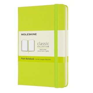 Moleskine Notizbuch Klassik Pocket Hardcover Limettengrün, blanko