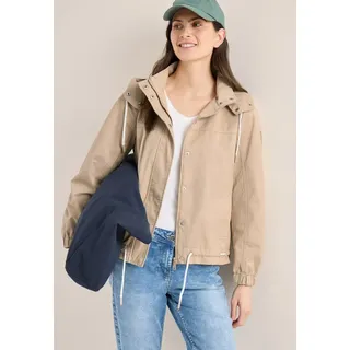 Cecil Jacke mit Kapuze und Tunnelzug - Beige
